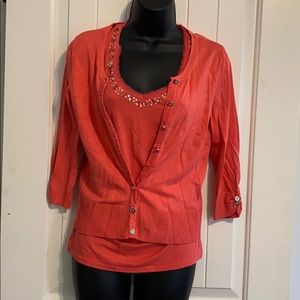 White House black market sweater set